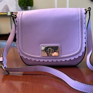 Kate Spade lavender Scalloped Crossbody Bag